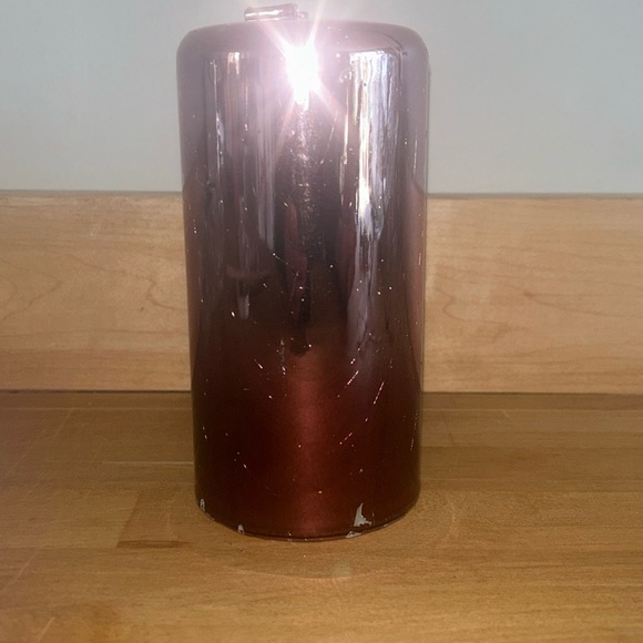 Fem shiny ombré pink candle - Picture 12 of 14